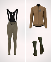 Dam Bundle: Vinter bibs + Jacka + Strumpor