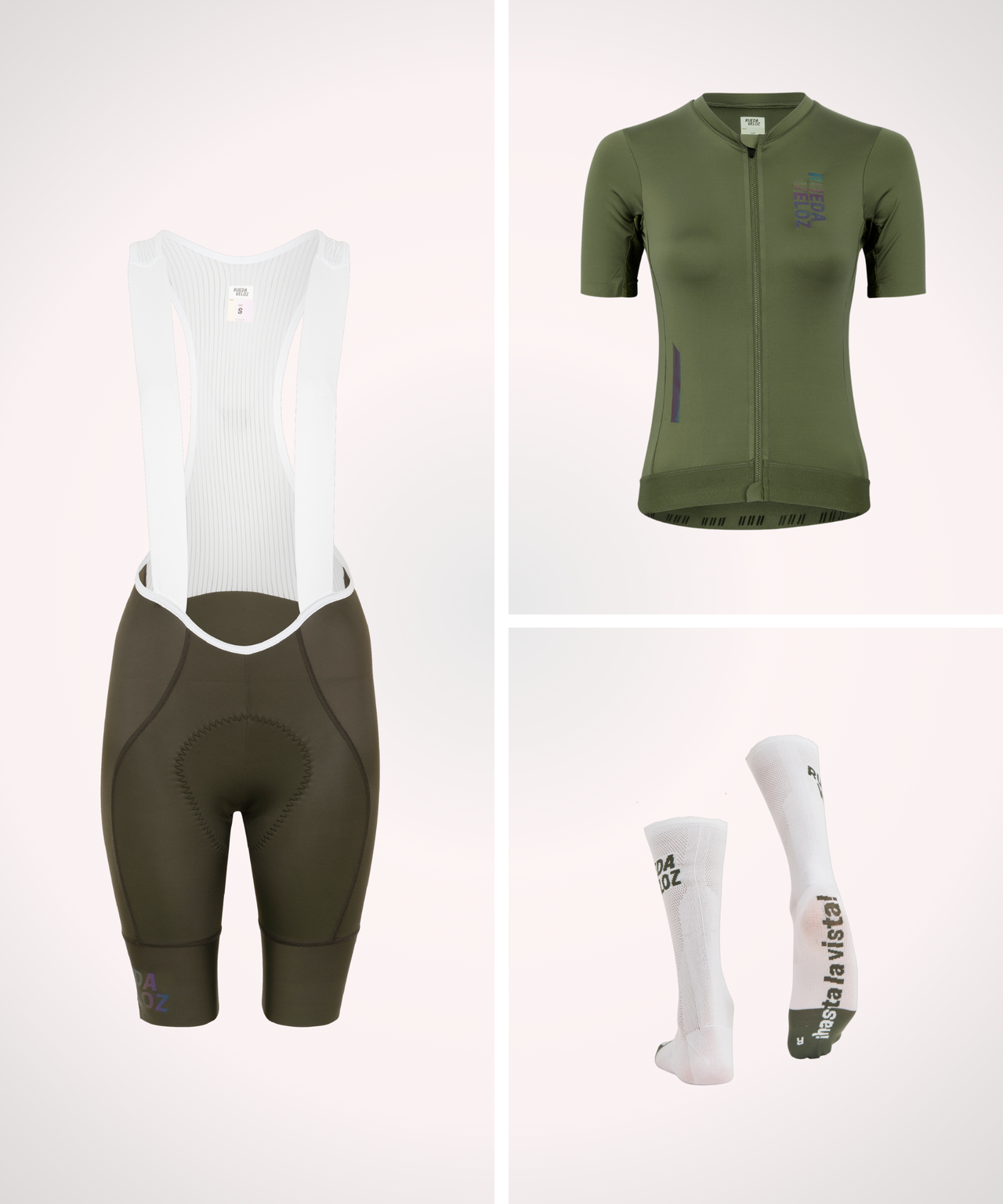 Dampaket: Bibs + Kortärmad Tröja + Strumpor